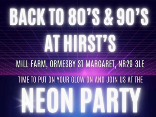 Back to the 80s and 90s Neon Party